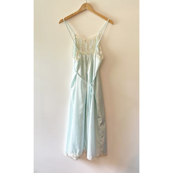 Vintage Pinehurst Lace Embroidered Lingerie Gown Large - Picture 7 of 9